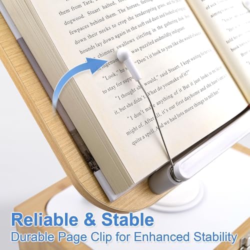 YINBINK Adjustable Book Stand with 360 Swivel Base 1