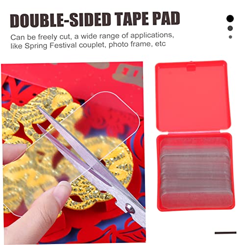 EXCEART 120pcs Non-Marking Double-Sided Tape for Wall Mounting 1