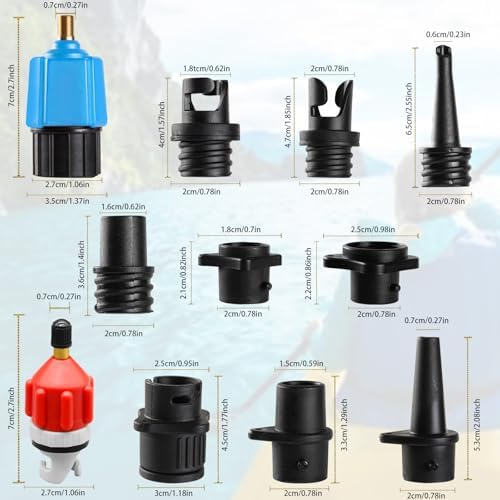 CANIPHA SUP Pump Adaptor Set with 9 Nozzles