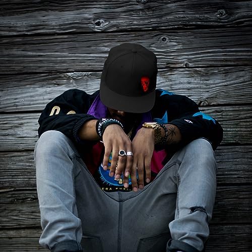 Tijeyi Chef Hat Flat Bill Adjustable Snapback