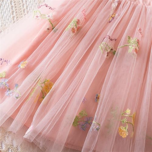 Beessbest Toddler Flower Girl Dress with Tulle Embroidery 1