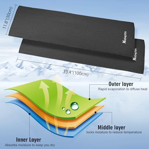 NACHLYNN 6 Pcs Cooling Towels for Yoga and Sports