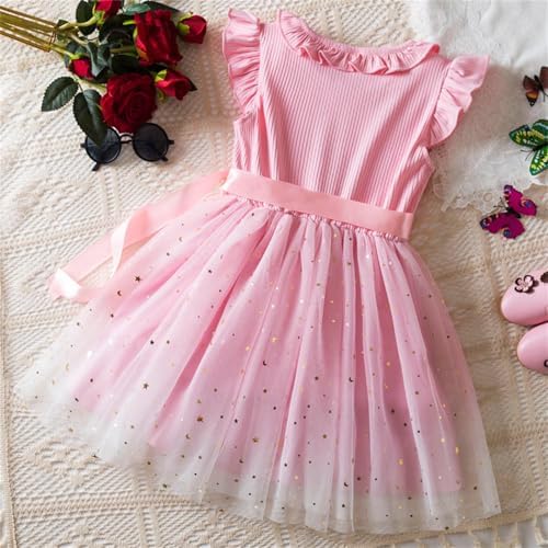 Baby Girls Sequin Tutu Dress with Bowknot