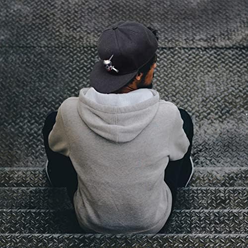 Tijeyi Black Snapback Hat for Men Boys