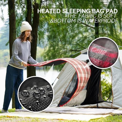 Zireot Heated Sleeping Pad with 3 Zones and 13500mAh Battery 1