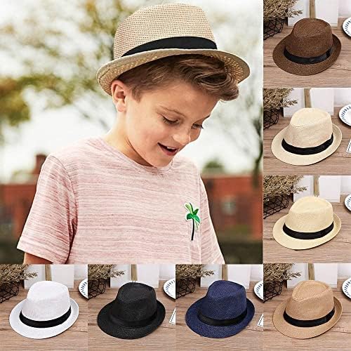 Kids Summer Straw Hat - One Size Fits Most