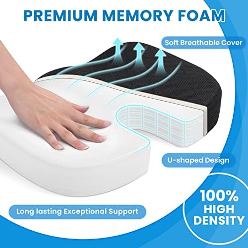 TushGuard Memory Foam Seat Cushion for Sciatica Relief