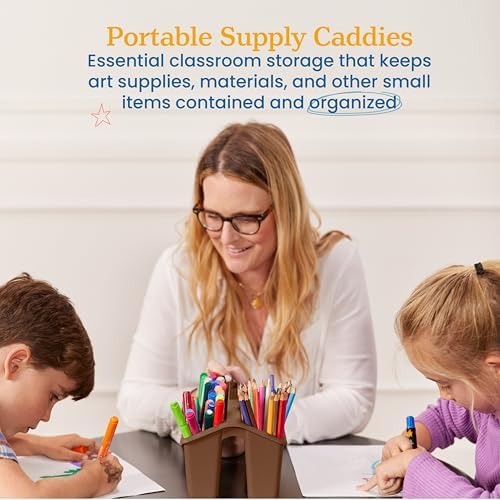 ECR4Kids 4-Compartment Storage Caddy Set 1