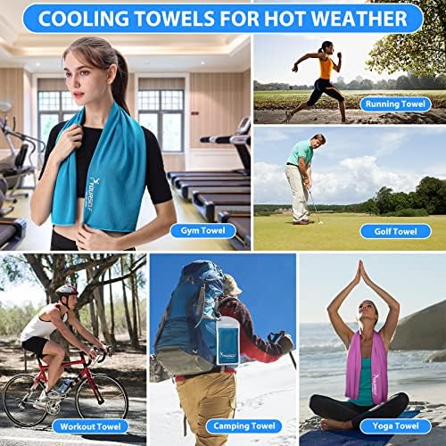 SYOURSELF Cooling Towels for Neck and Face 4 Pack 1