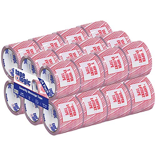 Aviditi Tamper Evident Security Packing Tape 3x110 25 Mil 24 Rolls