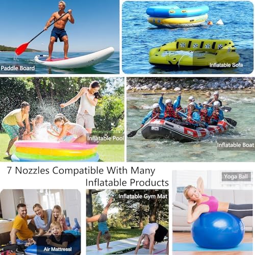 Estgora SUP Pump Adapter Set with 7 Nozzles 1
