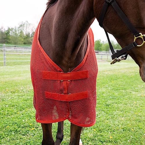 Country Pride Fitted Scrim Fly Sheet Red 78-80 Inch