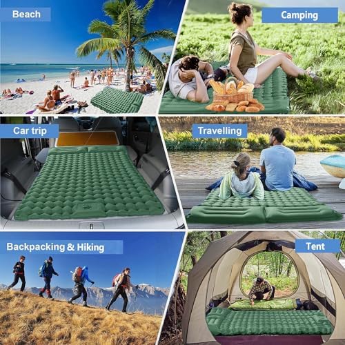 Pretyw Double Sleeping Pad for 2 Person Camping